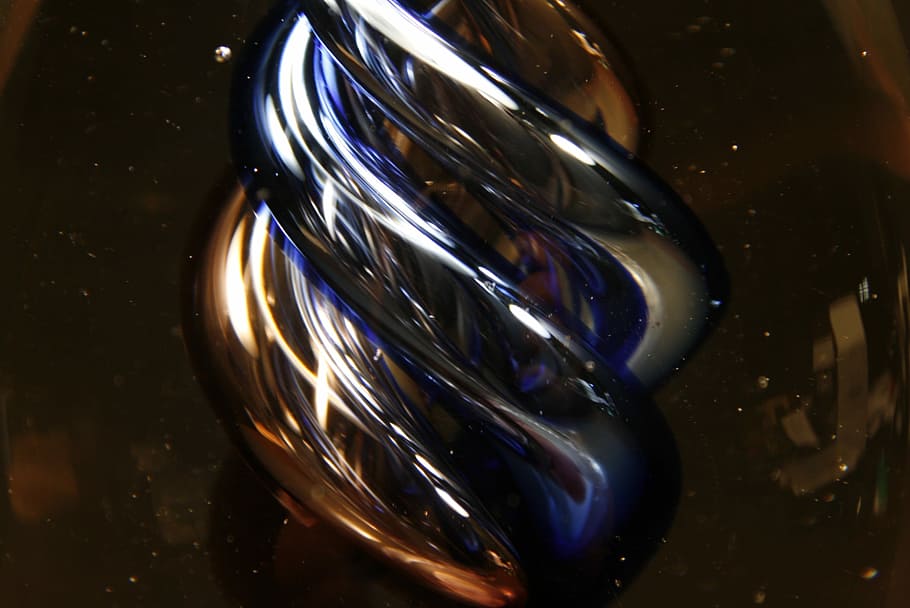Reflections, Glass, Abstract, Light, spiral, indoors, no people HD wallpaper