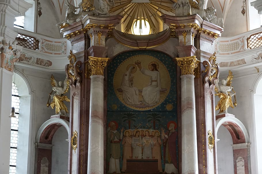 beuron, monastery, architecture, germany, belief, spirituality HD wallpaper
