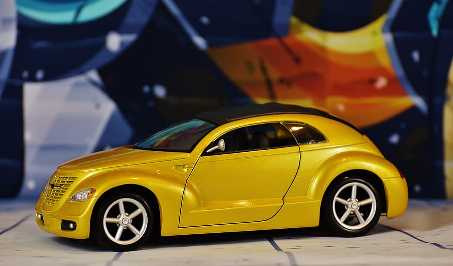Auto, Chrysler, Model Car, Gold, taxi, yellow taxi, transportation HD wallpaper