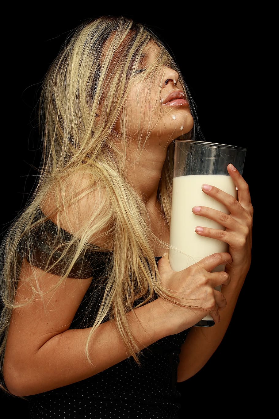 Milk, Women'S, Model, Beauty, Food, Hair, health, photography, HD wallpaper