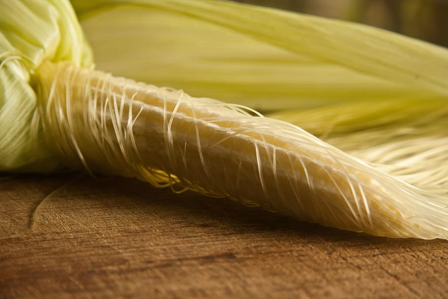 corn, wrapping, maize, spike, close-up, no people, still life, HD wallpaper