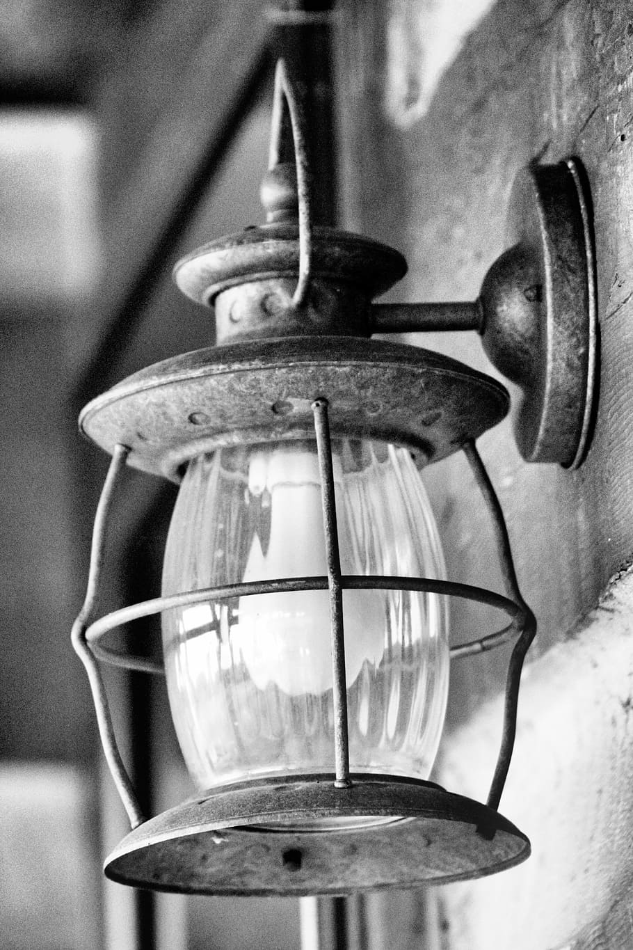 Lantern, Light, Lighting, Lamp, Home, outside, building, close-up HD wallpaper