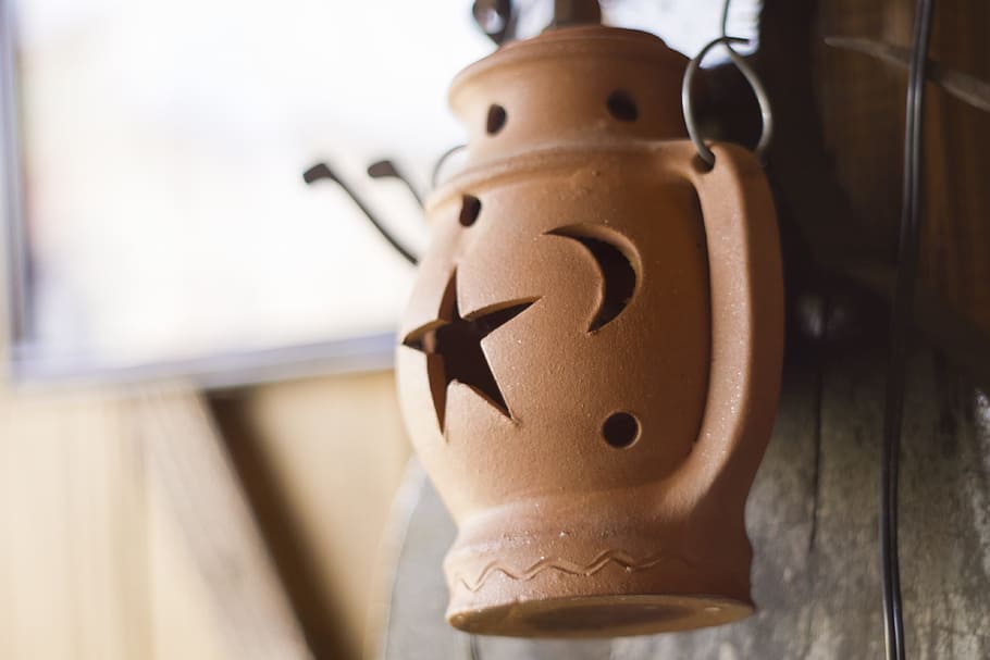 Ceramic, Pot, Clay, Terracotta, Lantern, lamp shade, traditional HD wallpaper