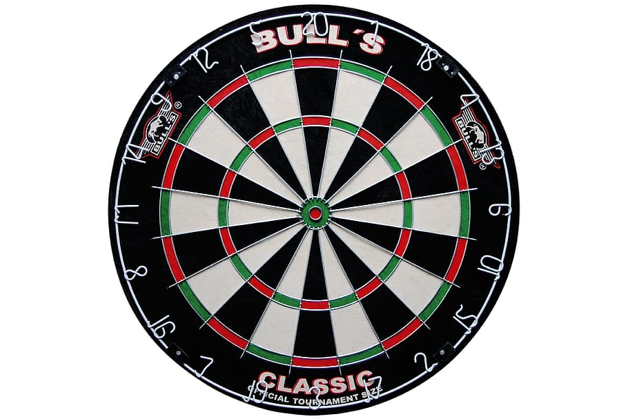 black, white, green, and red Bull's dart board, Darts, Cheating, HD wallpaper
