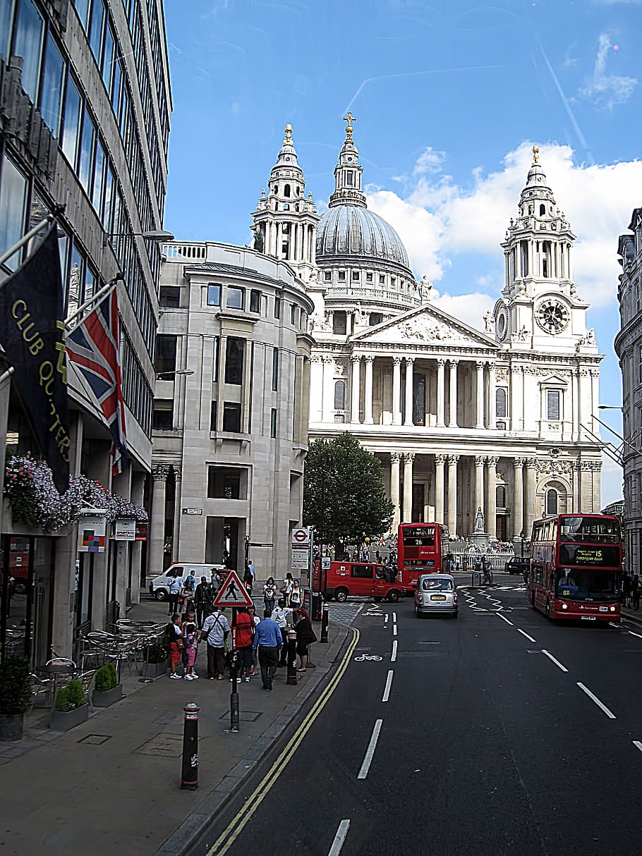 st, paul, cathedral, street, london, english, architecture HD wallpaper