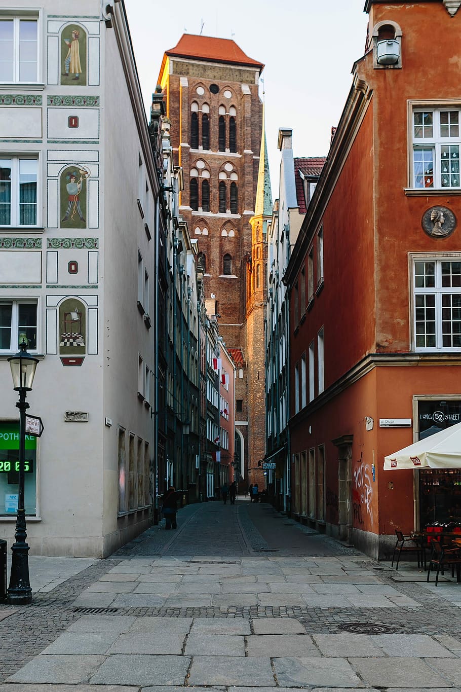 Photos of Gdansk, Poland, architecture, old town, tenement house