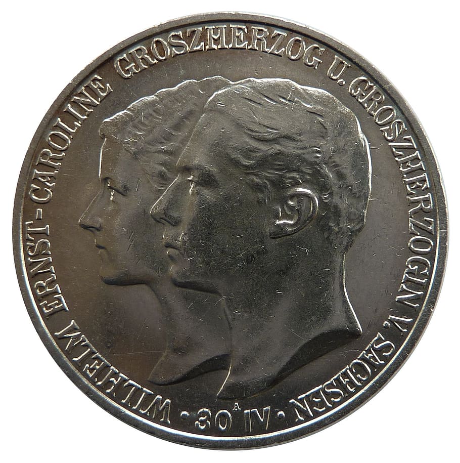 mark, saxony, william, coin, money, currency, commemorative HD wallpaper