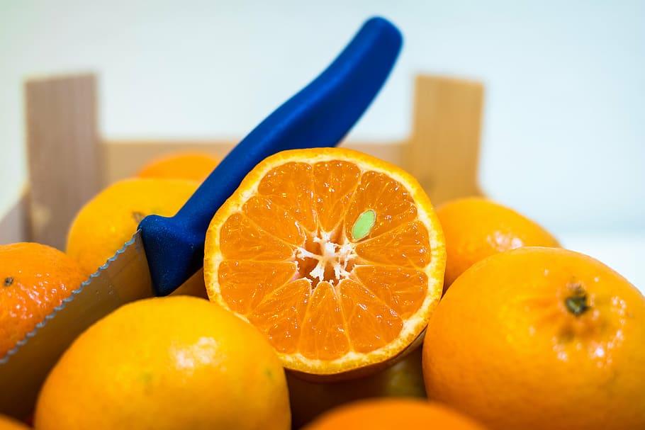 clementines, tangerines, fruit, orange, vitamins, delicious HD wallpaper