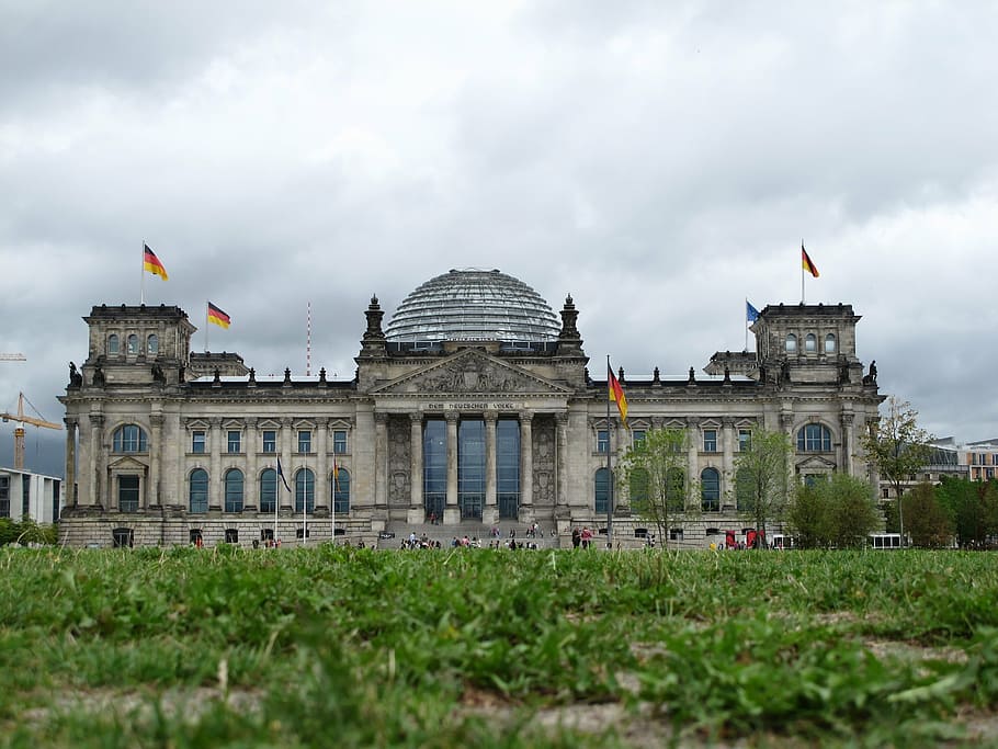 reichstag, berlin, government, glass dome, building, germany