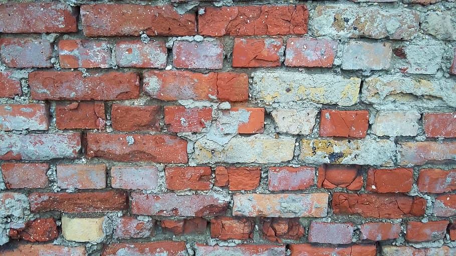 bricks, wall, texture, structure, the brick wall, background HD wallpaper