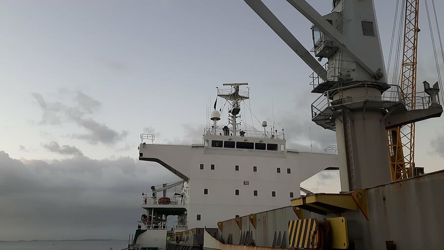 horizons, stevedore, ship, harbor, sea, transportation, nautical Vessel HD wallpaper