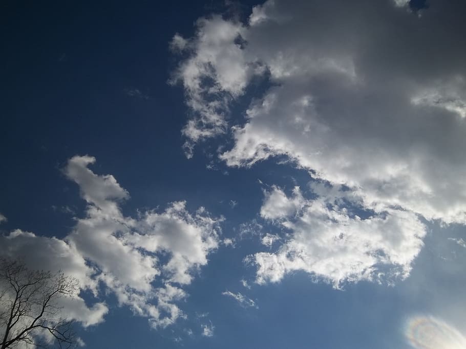 Clouds, Sky, Blue, Weather, Air, Day, environment, space, cloudscape HD wallpaper