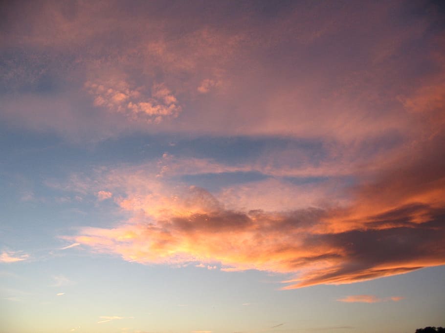 cloud, sky, sunset, cloud - sky, beauty in nature, tranquility HD wallpaper