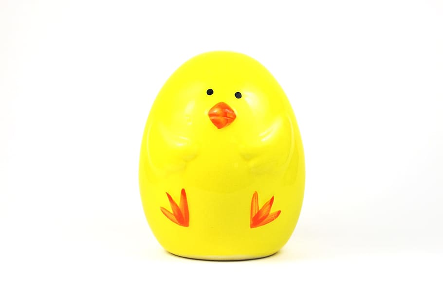 Toy, Yellow, Bird, Cute, Chicken, cut out, happiness, food and drink HD wallpaper
