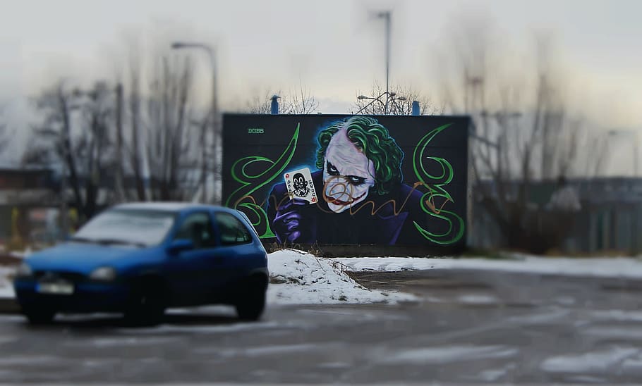graffiti, czech budejovice, art, winter, architecture, city