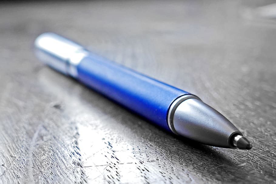 write, pen, table, macro, perspective, writing tool, office HD wallpaper