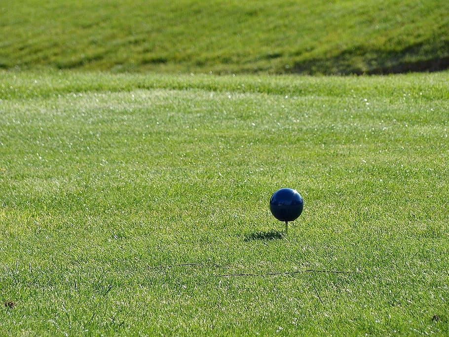 green grass lawn, Sport, Golf, Course, Marker, Tee, box, green color HD wallpaper