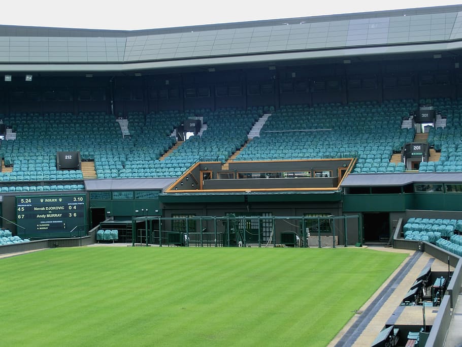 wimbeldon, london, stadium, green, vip, lounge, tennis, rush HD wallpaper