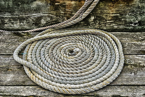gray rope, dew, knitting, woven, cordage, canvas, ship accessories HD wallpaper