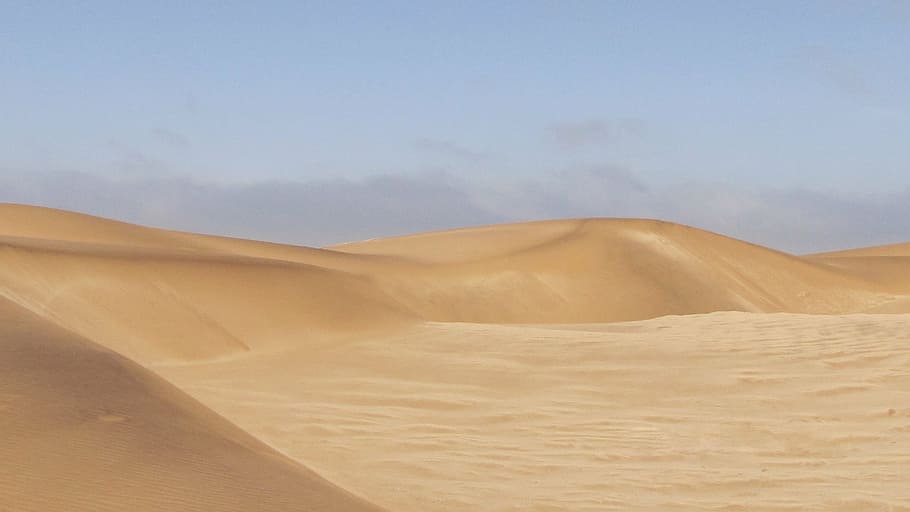desert, namibia, sand, dune, dry, africa, sand Dune, nature HD wallpaper