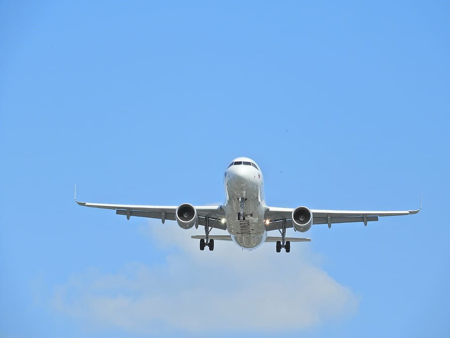 landing, eurowings, aircraft, flyer, airport, airliner, sky, HD wallpaper