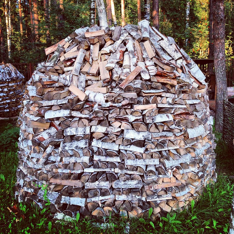firewood, oven, flame, forest, outdoors, tree, wood - material HD wallpaper
