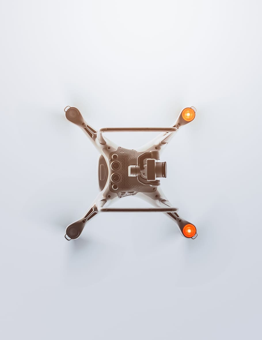 Minimal Drone, technology, toy, no People, studio shot, white background HD wallpaper