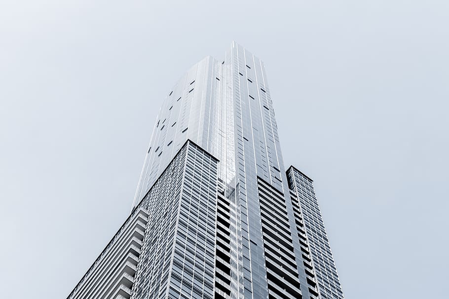 architecture, building, infrastructure, blue, sky, skyscraper HD wallpaper