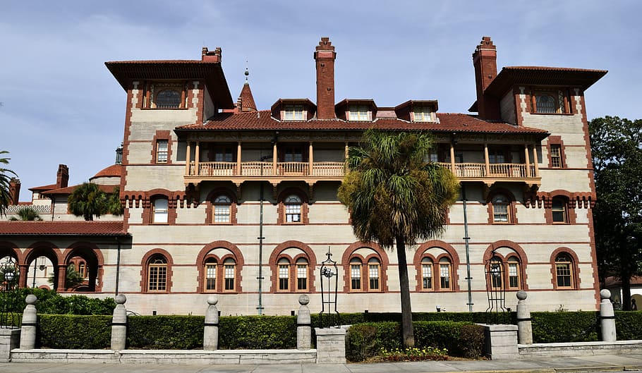 architecture, historic, st augustine, florida, tourism, structure HD wallpaper