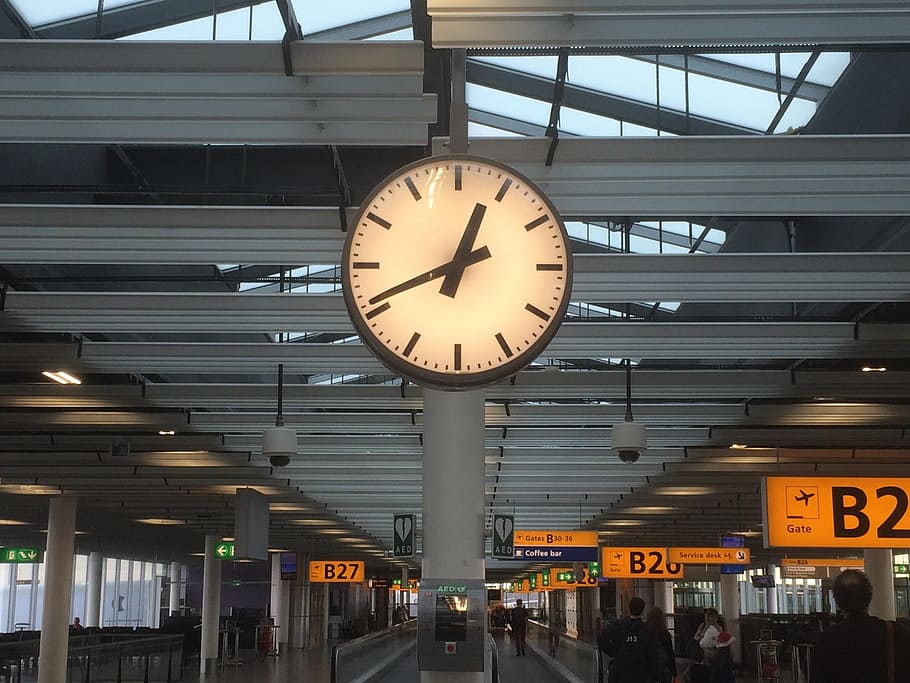 Station, Clock, time, clock face, minute hand, indoors, hour hand HD wallpaper