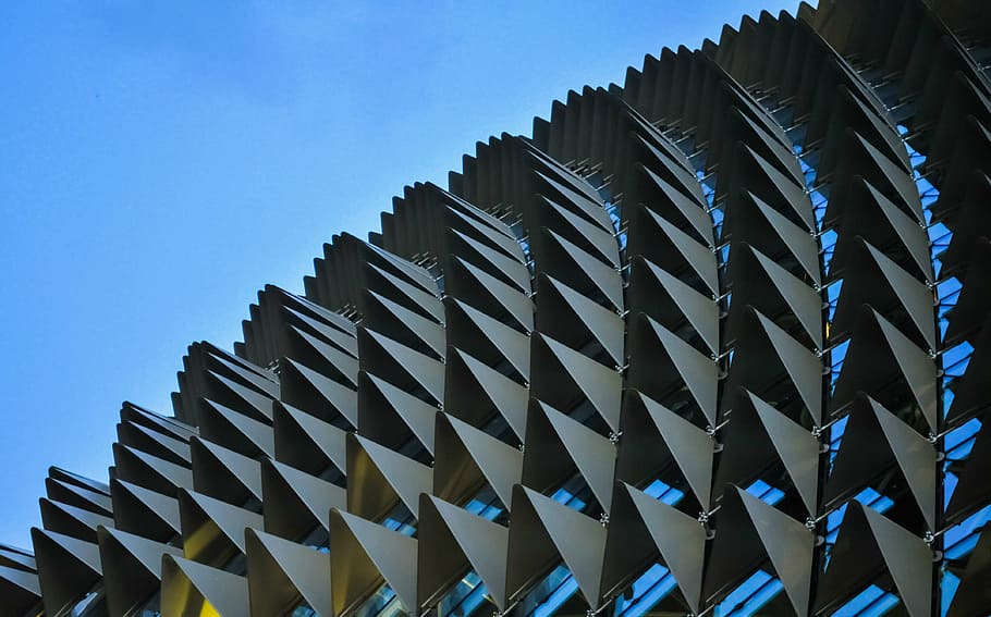 close-up photo of gray painted building, architecture, contemporary HD wallpaper