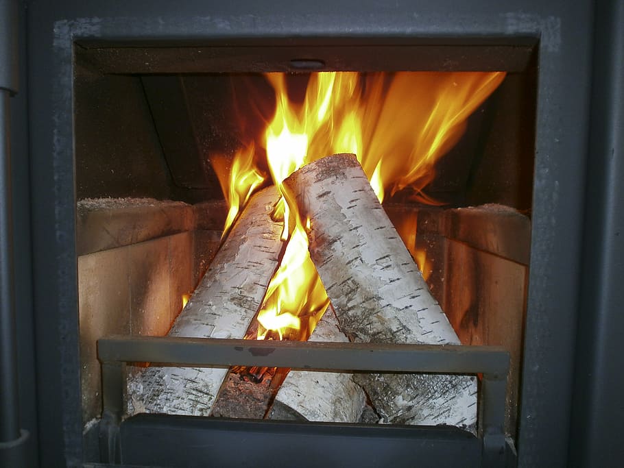 fire, fireplace, passion, flames, fire - natural phenomenon HD wallpaper