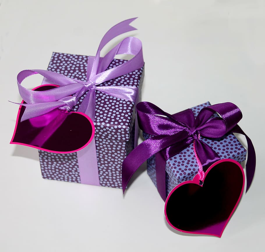 packages, gifts, boxes, love, surprises, wrapping, heart, skøjfe, HD wallpaper