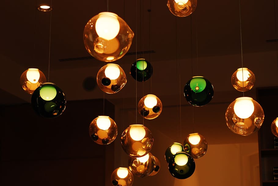 lights, colors, orb, lamps, illuminated, lighting equipment HD wallpaper