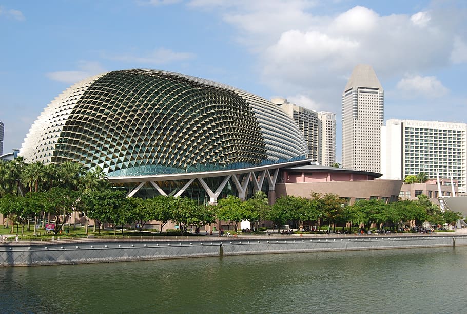 Singapore, City, City Center, Town, Asia, cityscape, downtown, HD wallpaper