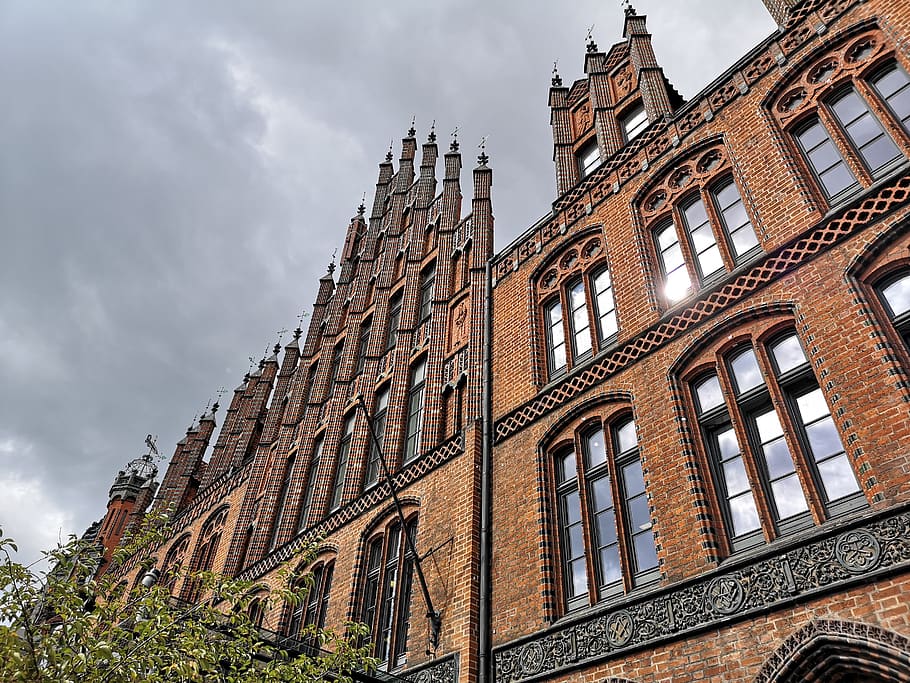 germany, architecture, building, low angle view, building exterior HD wallpaper