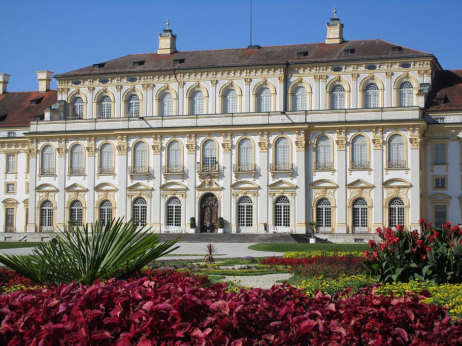 castle, bavaria, germany, architecture, built structure, flower HD wallpaper