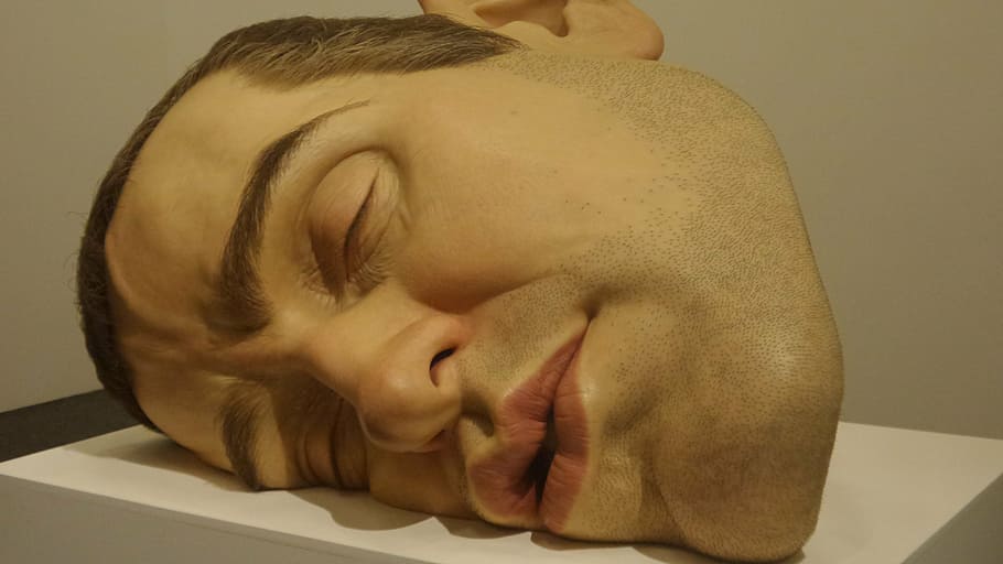 sculptures, exposure, realistic, faces, gallery, culture, museum HD wallpaper