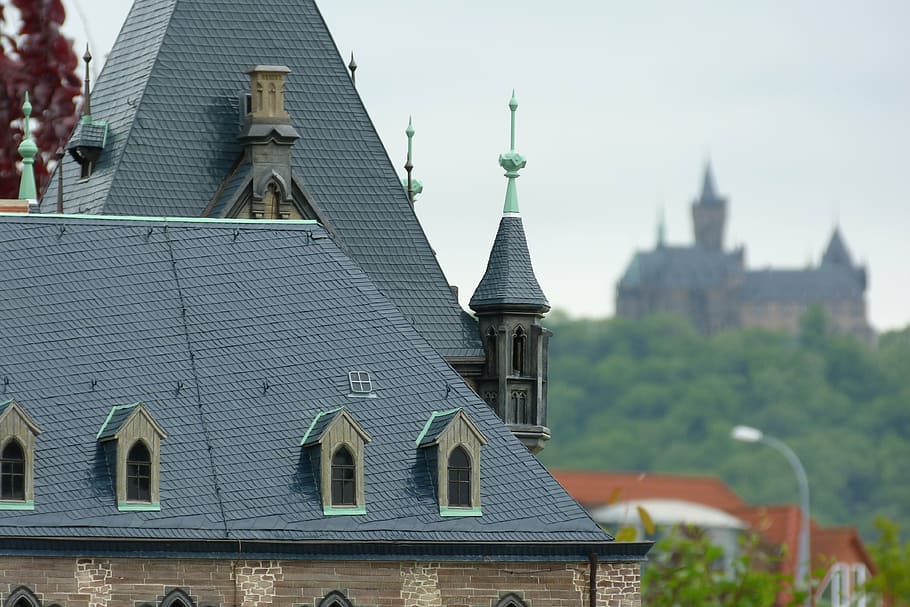 castle, wernigerode, resin, boulder, model, place of worship HD wallpaper