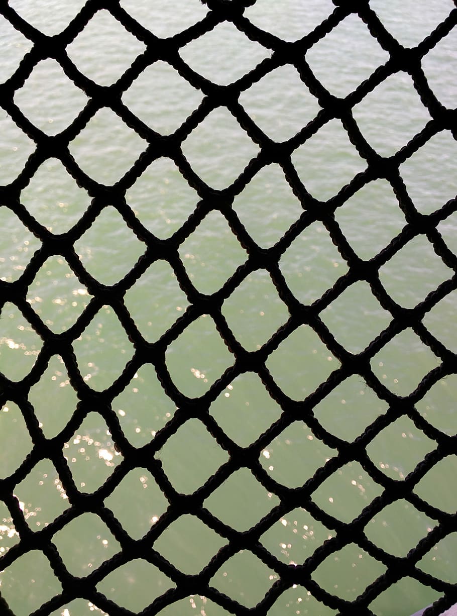 Net, Web, Knots, Linked, Pattern, texture, nautical, ocean HD wallpaper