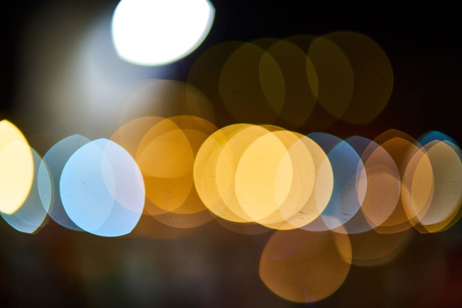 bokeh photography, abstract, light, backgrounds, texture, pattern HD wallpaper