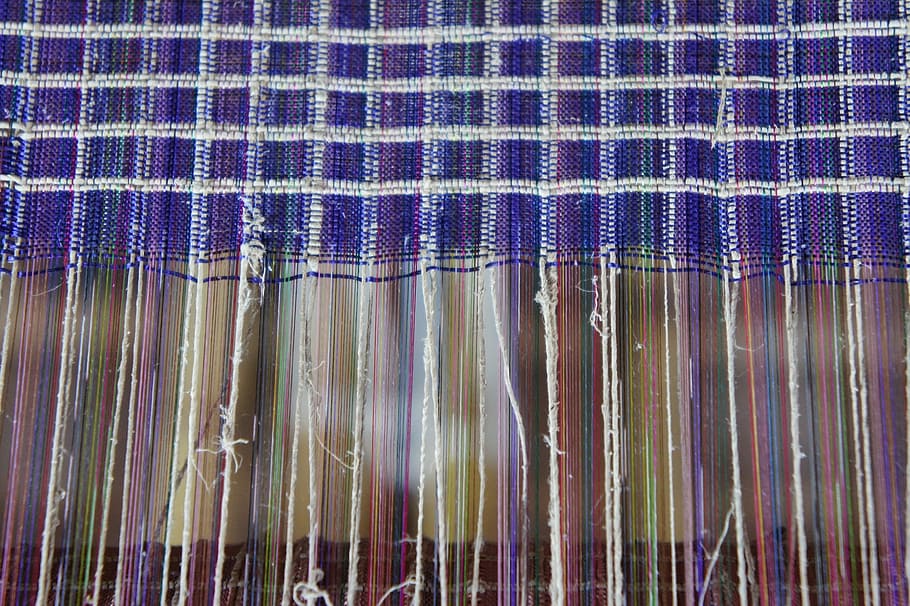 Weave, Weaving, Loom, Craft, substances produce, fabric, fransen HD wallpaper