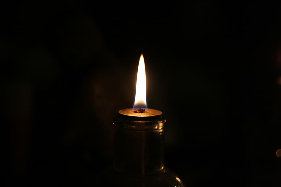 flame, darkness, fire, heat, light, night's sleep, candle light HD wallpaper