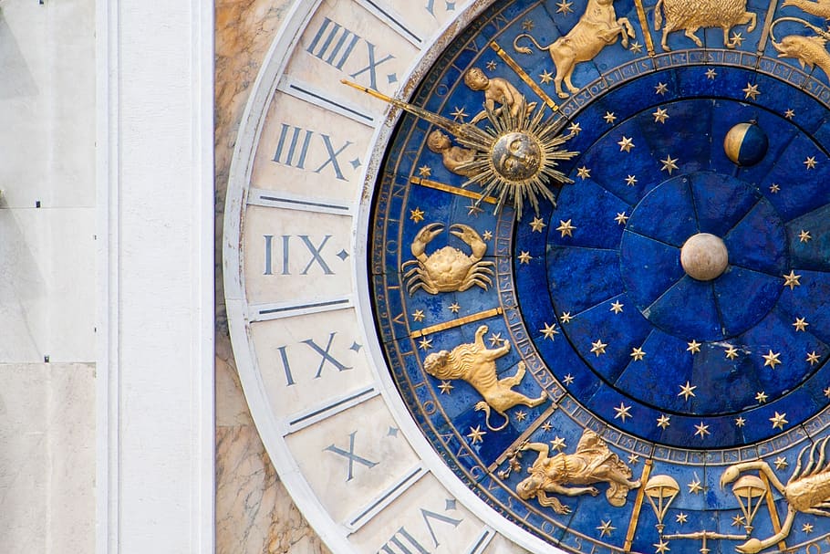 venice, venetia, italy, piazza san marco, clock, torre dell'orologio