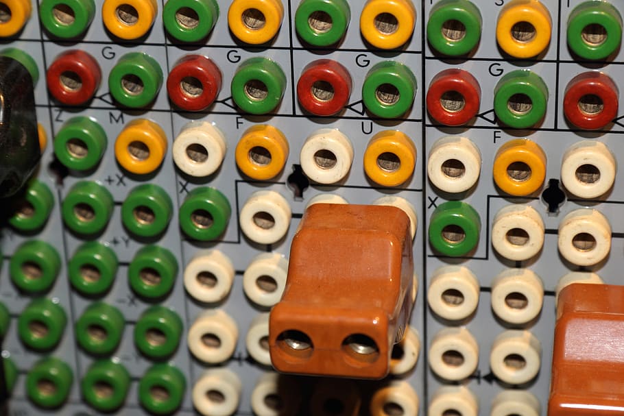 analog, computer, technology, settings, calculations, programming HD wallpaper