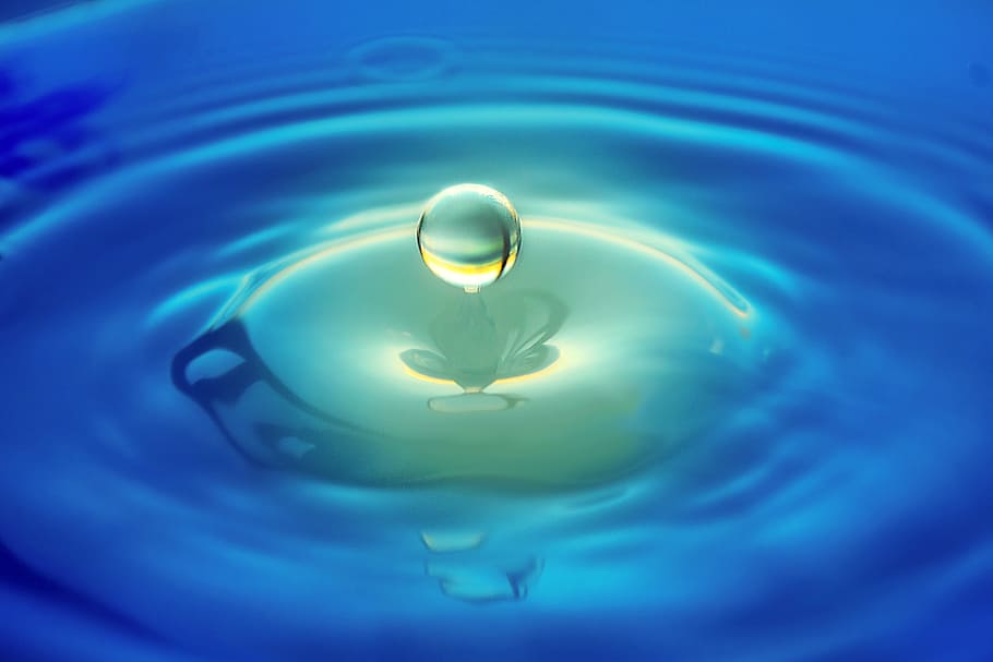 Water Drops Screenshot, blur, bubble, close-up, droplet, h2o, HD wallpaper