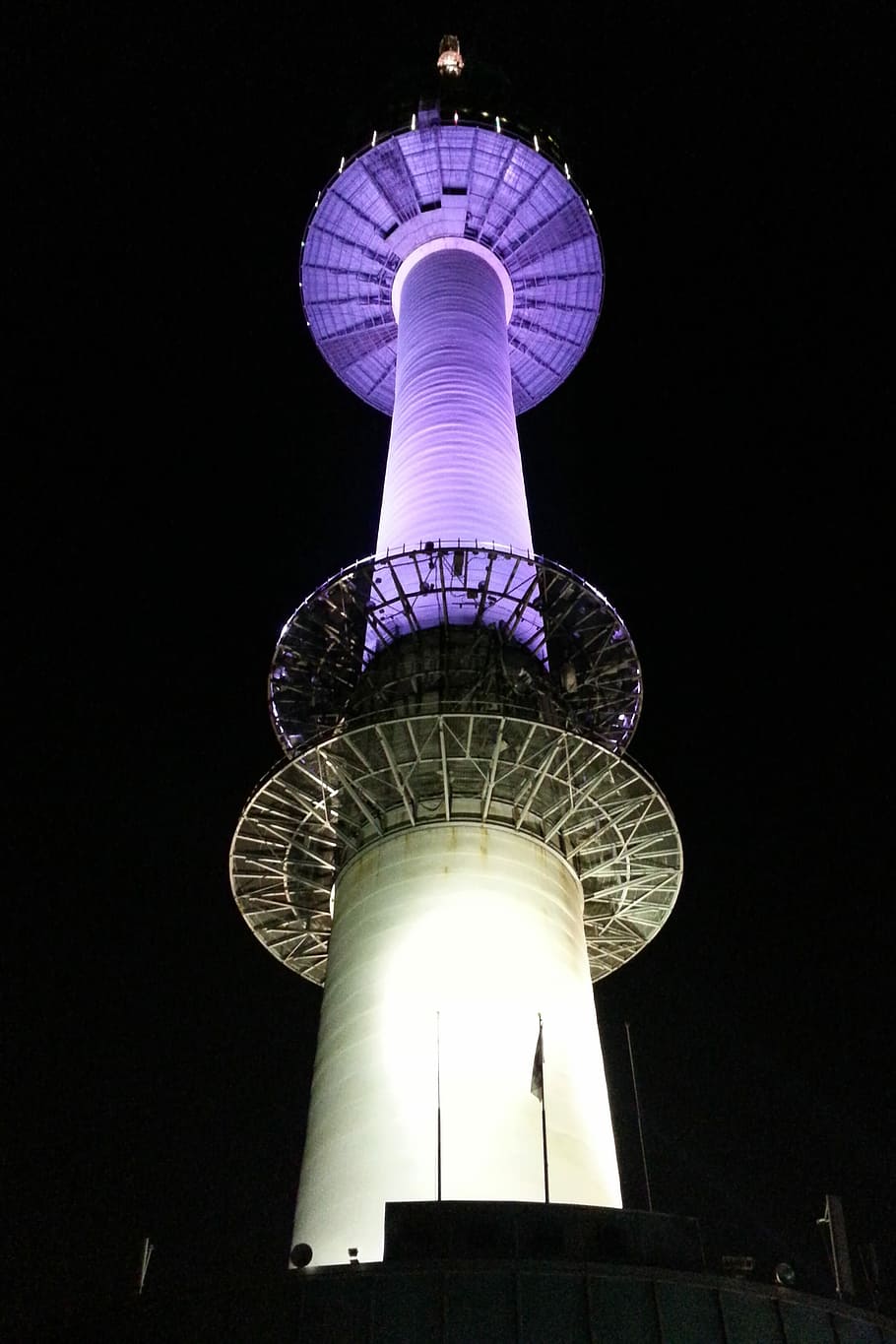 Namsan, Tower, Night View, arts culture and entertainment, amusement park HD wallpaper
