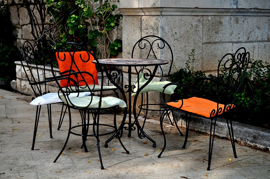 cafe, coffee table, rest, bar, chair, outdoors, street, seat HD wallpaper