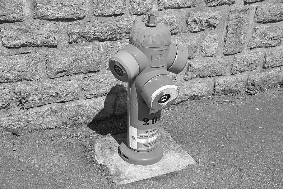 terminal fire, fire department, fire hydrant, water, securitenoir and white HD wallpaper