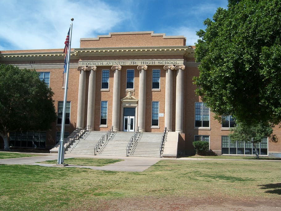 4th Avenue Junior High School in Yuma, Arizona, United States, HD wallpaper